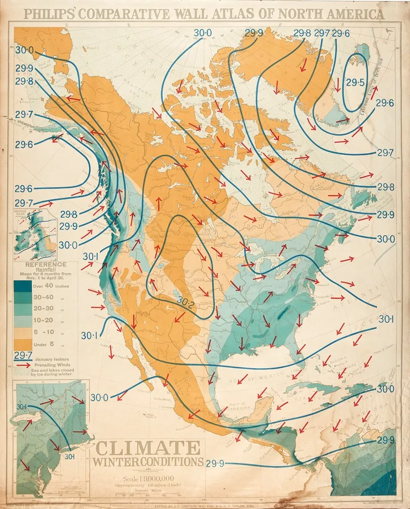 North America Climate Winter Conditions