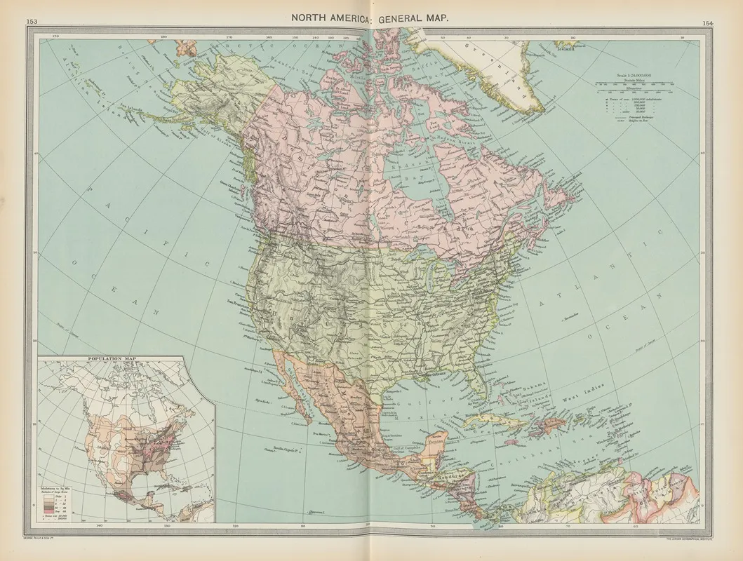 North America General Map