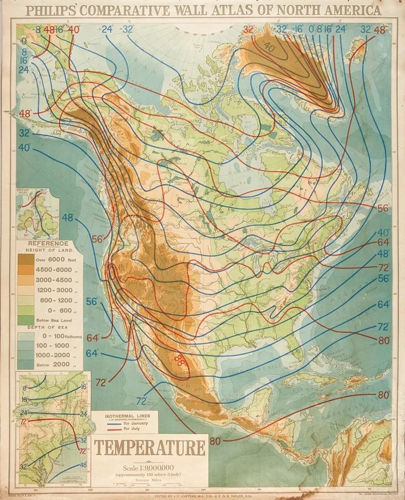 North America Temperature