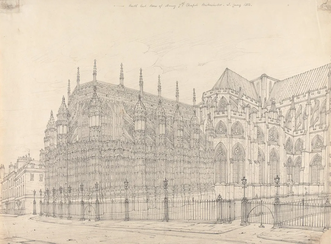 North East View Of Henry Vii Chapel Westminster