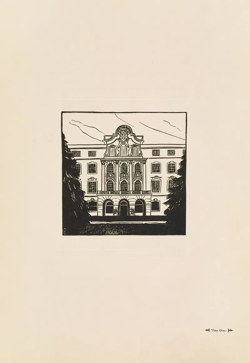 North Facade Of Schloss Leopoldskron