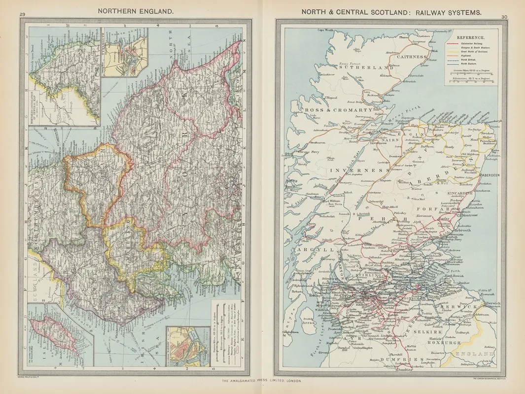 Northern England North And Central Scotland Railway Systems