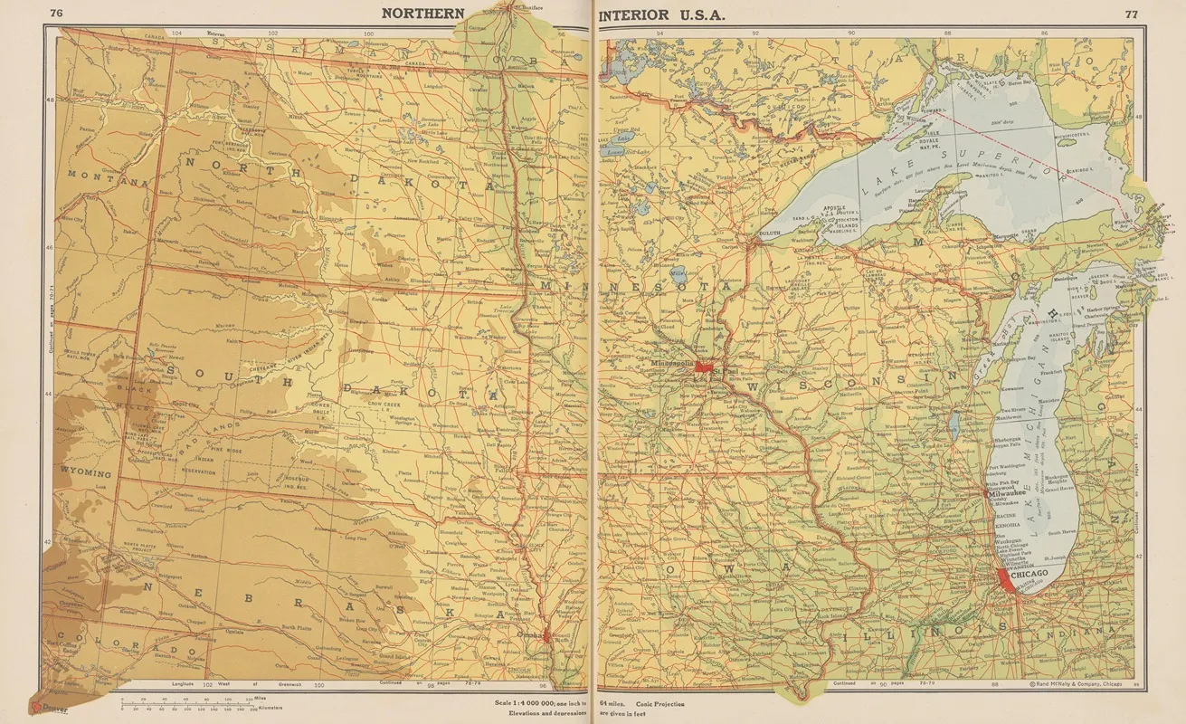 Northern Interior U S A Wall Art by John Paul Goode - High-Resolution Digital Print