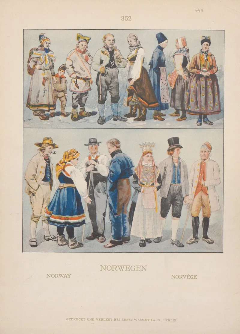 Norway 3 Wall Art by Adolf Rosenberg - High-Resolution Digital Print