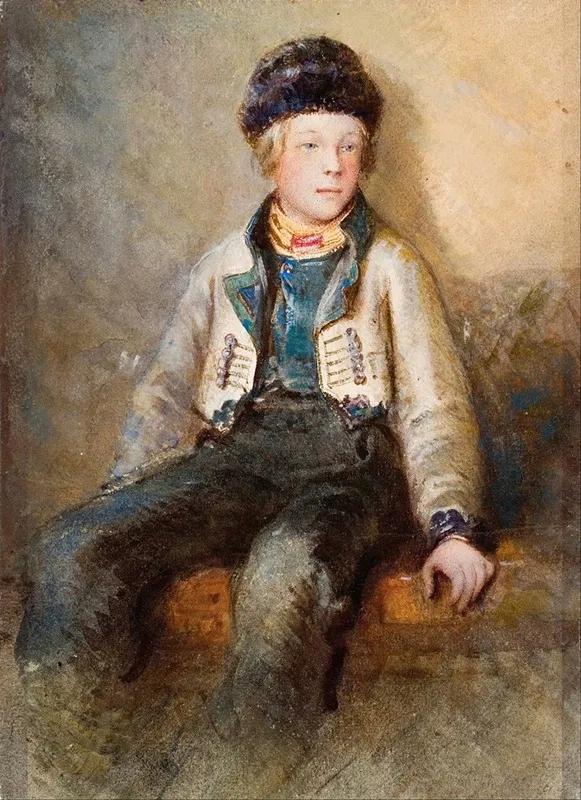 Norwegian Boy Wall Art by Egron Lundgren - High-Resolution Digital Print