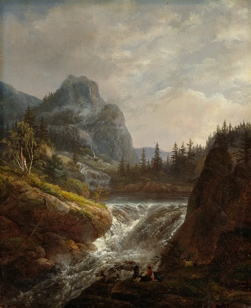 Norwegian Landscape Wall Art by Johan Christian Dahl - High-Resolution Digital Print