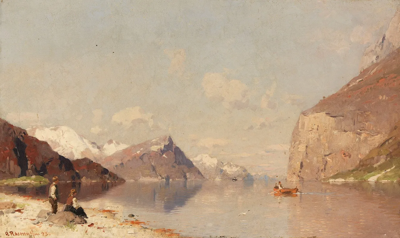 Norwegische Fjordlanschaft