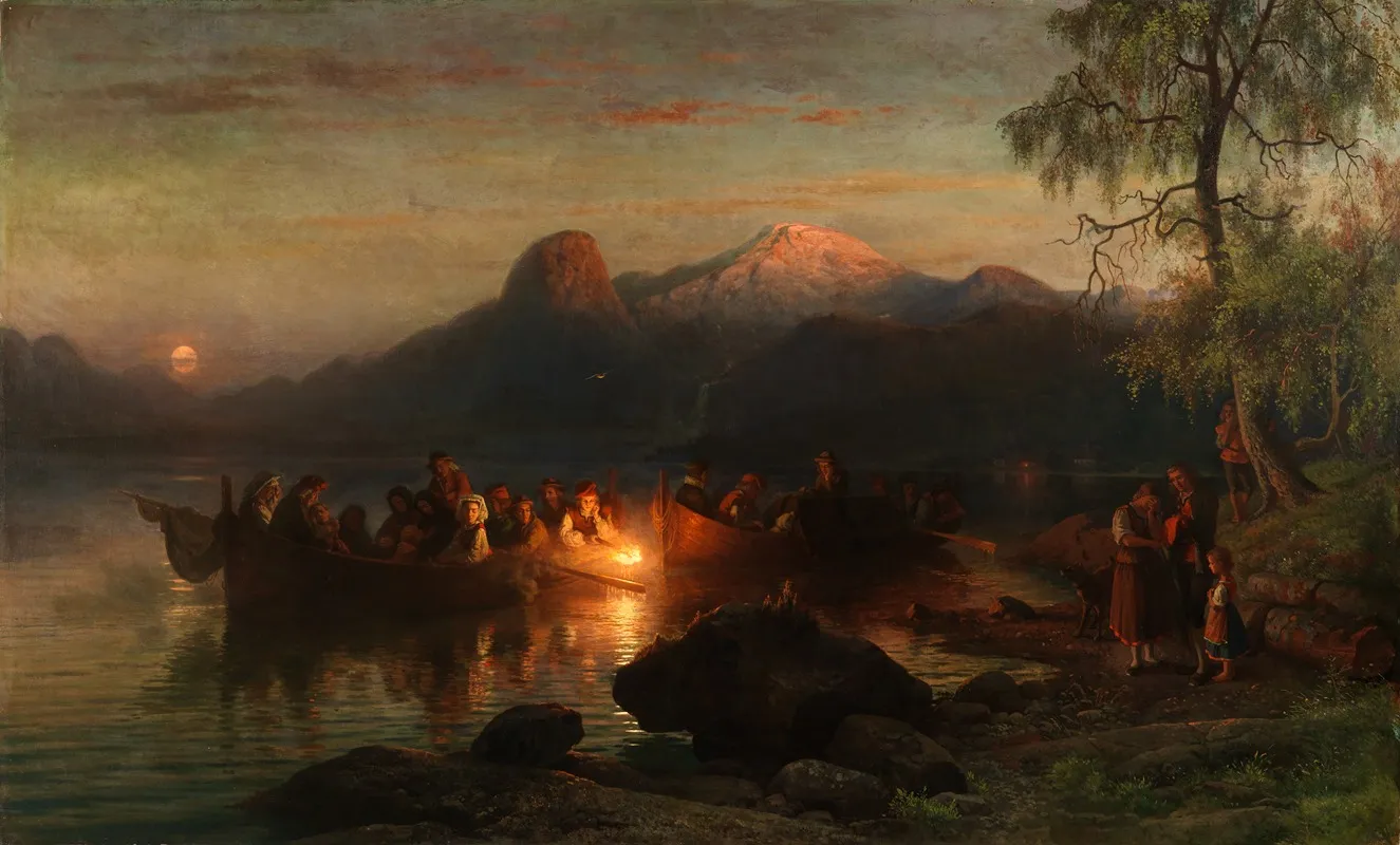 Norwegisches Fischerbegrabnis