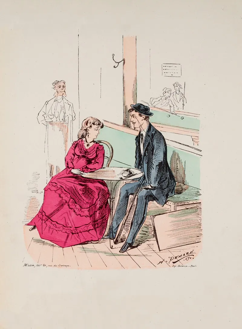 Nos Impots Par H Demare Au Caboulot Wall Art by Henri Demare - High-Resolution Digital Print