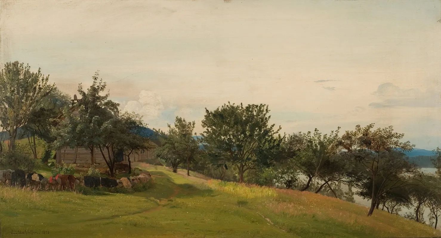 Nosthaug Kvinnherred Wall Art by Amaldus Nielsen - High-Resolution Digital Print