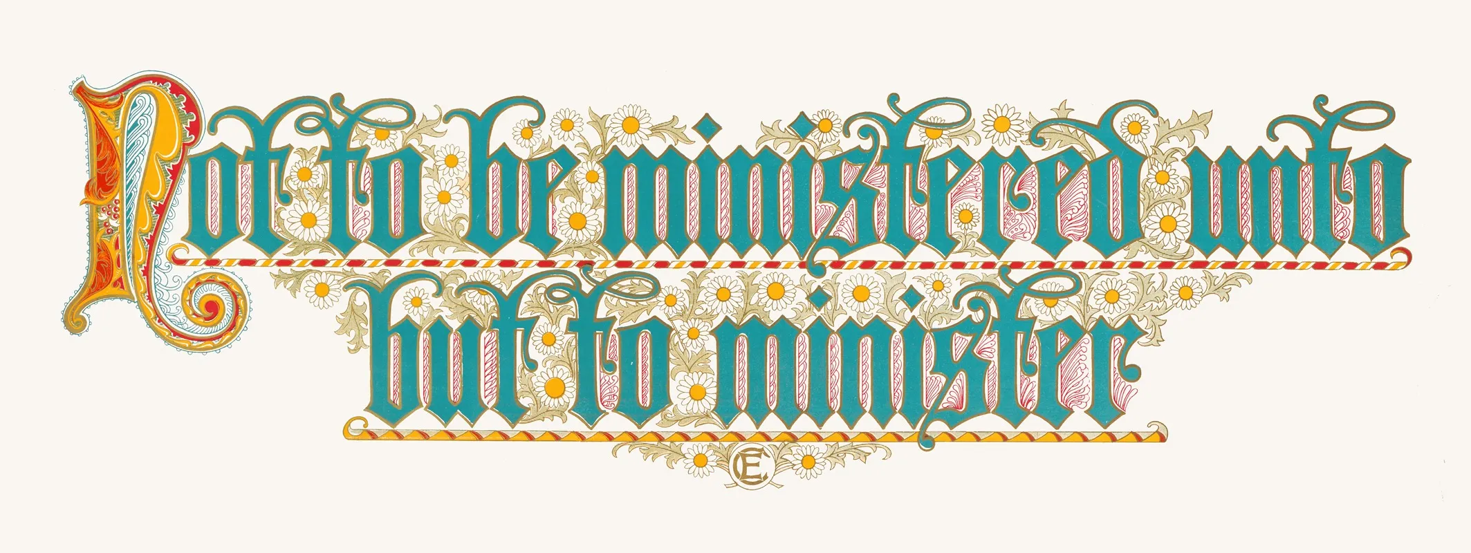 Not To Be Ministered Unto But To Minister