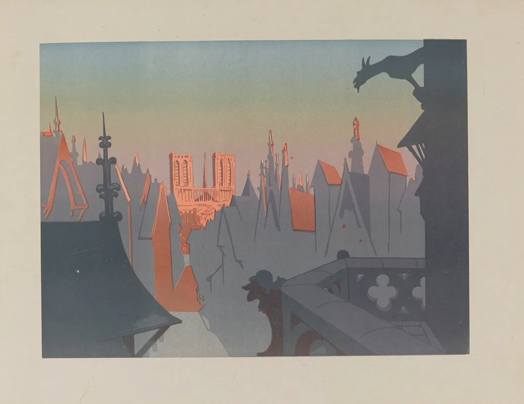 Notre Dame 10 Wall Art by Henri-Eugène Callot - High-Resolution Digital Print