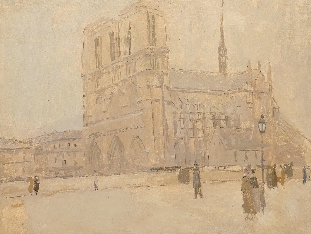 Notre Dame In Winter
