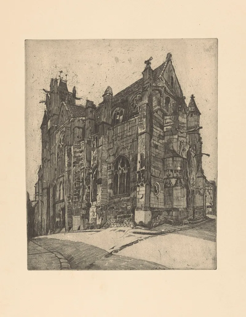 Notre Dame Of The Nativity Catholic Church In Moret Sur Loing