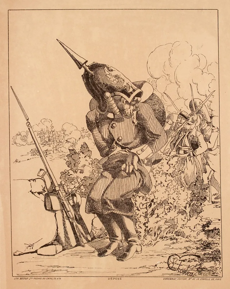 Nous Lavons Vu Votre Rhin Allemand Wall Art by Léon Choubrac - High-Resolution Digital Print
