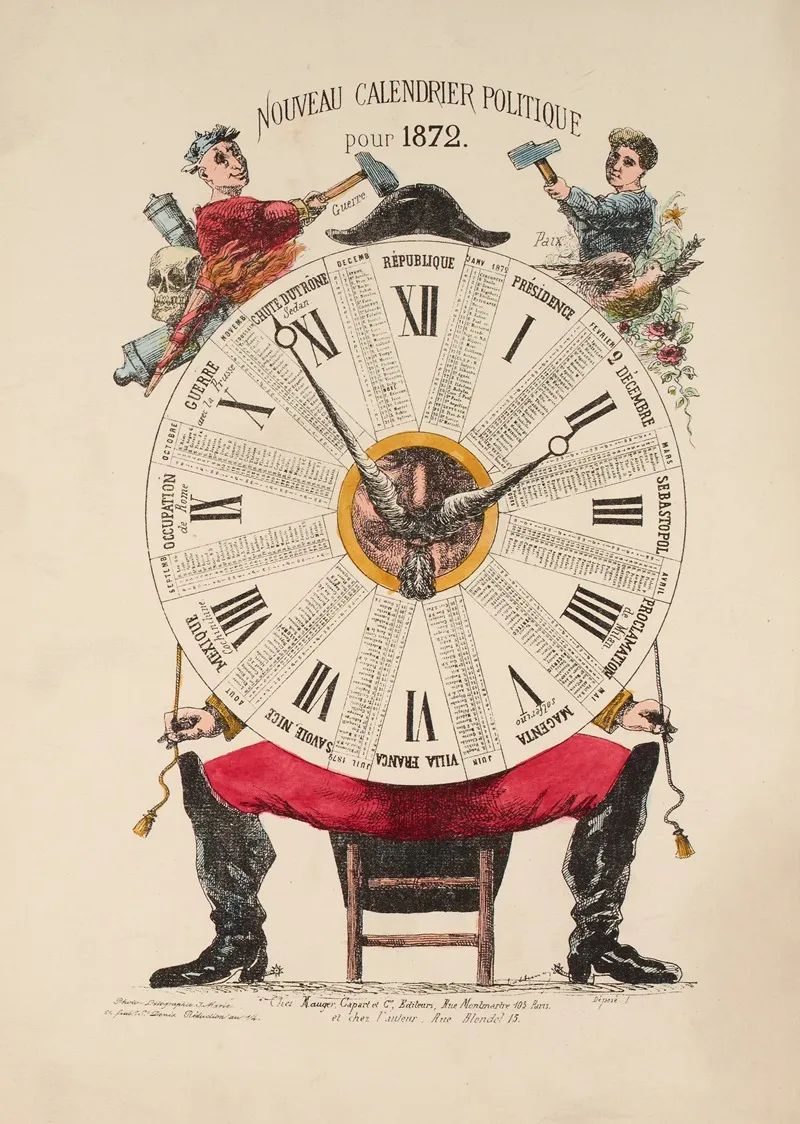 Nouveau Calendrier Politique Pour 1872 2