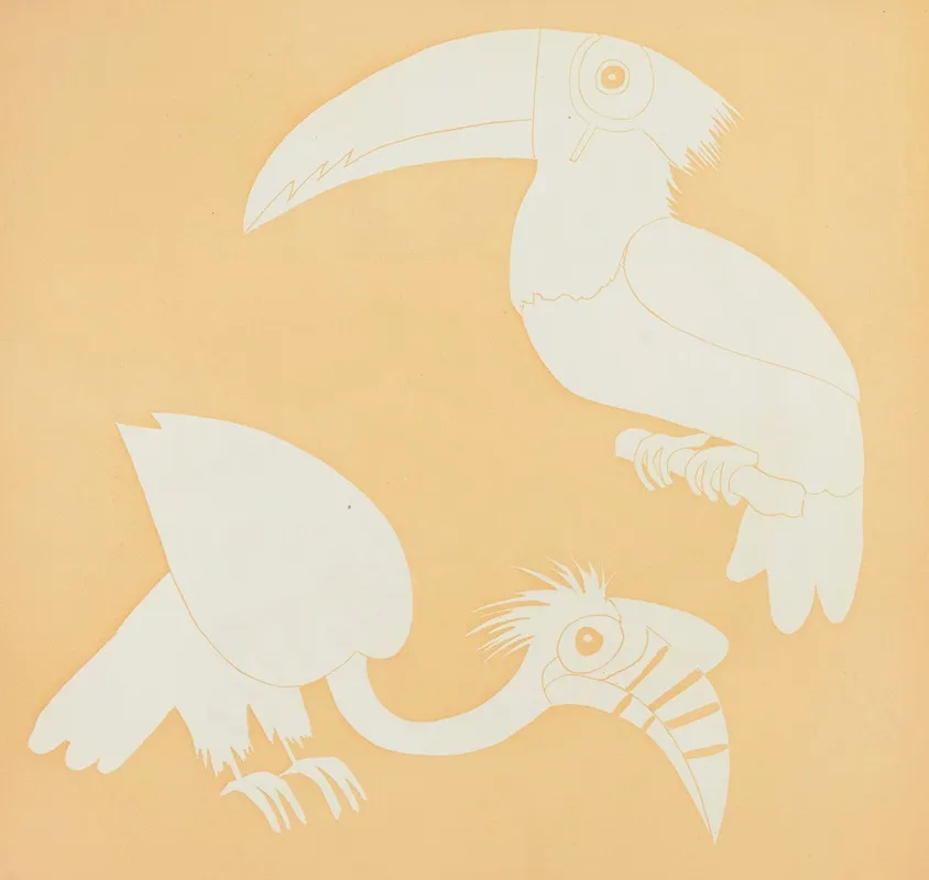Nouvelles Images A Colorier Des Oiseaux Pl 07 Wall Art by Elena Pavlovna Gertik - High-Resolution Digital Print