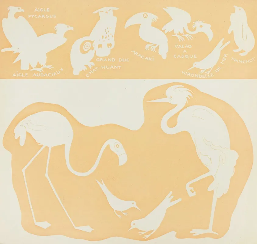 Nouvelles Images A Colorier Des Oiseaux Pl 09 Wall Art by Elena Pavlovna Gertik - High-Resolution Digital Print