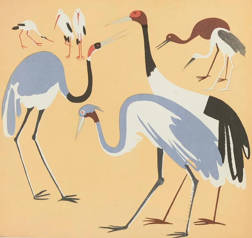 Nouvelles Images A Colorier Des Oiseaux Pl 13 Wall Art by Elena Pavlovna Gertik - High-Resolution Digital Print
