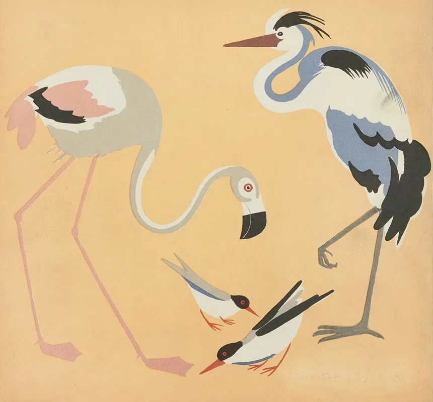 Nouvelles Images A Colorier Des Oiseaux Pl 17 Wall Art by Elena Pavlovna Gertik - High-Resolution Digital Print