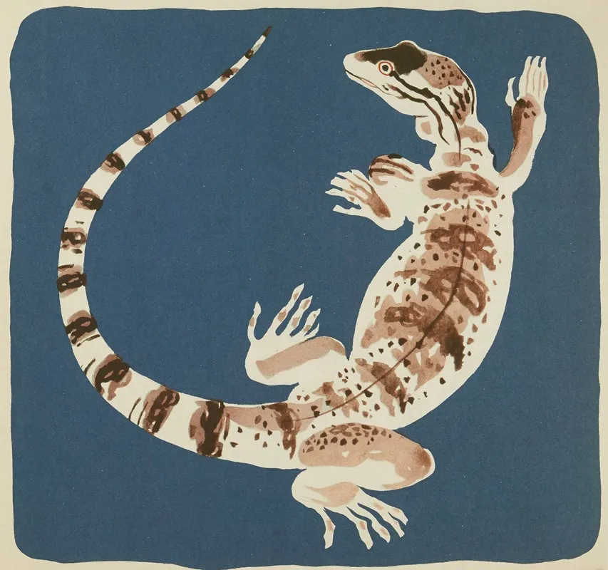 Nouvelles Images A Colorier Reptiles Pl 05 Wall Art by Elena Pavlovna Gertik - High-Resolution Digital Print