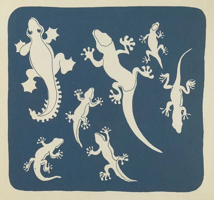 Nouvelles Images A Colorier Reptiles Pl 13 Wall Art by Elena Pavlovna Gertik - High-Resolution Digital Print