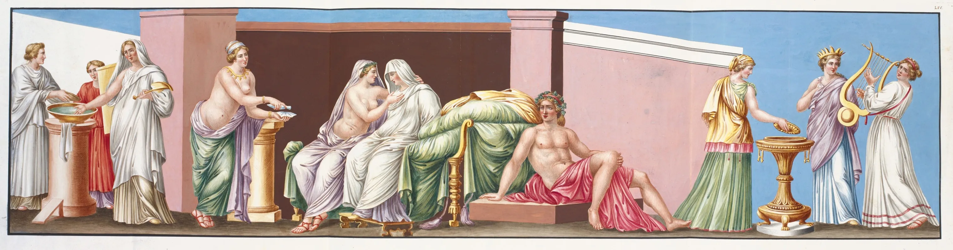Nova Nupta In Geniali Thalamo Wall Art by Pierre-Jean Mariette - High-Resolution Digital Print