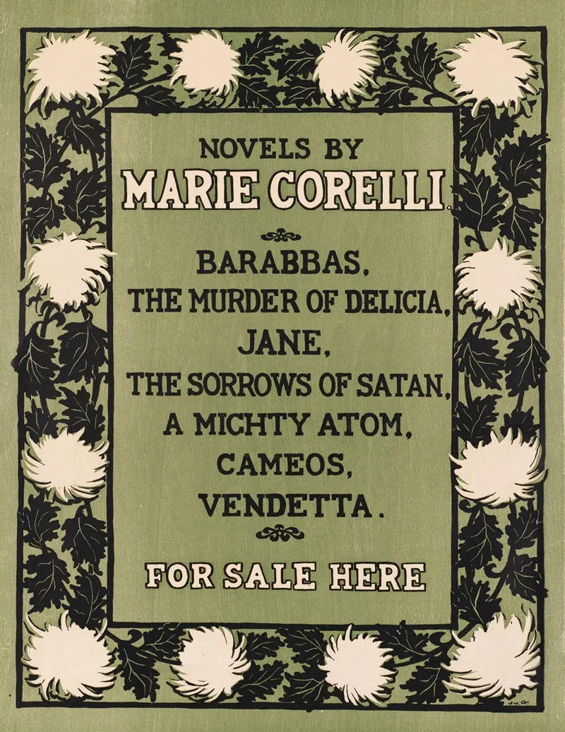 Novels By Marie Corelli Wall Art by Joseph Gould - High-Resolution Digital Print