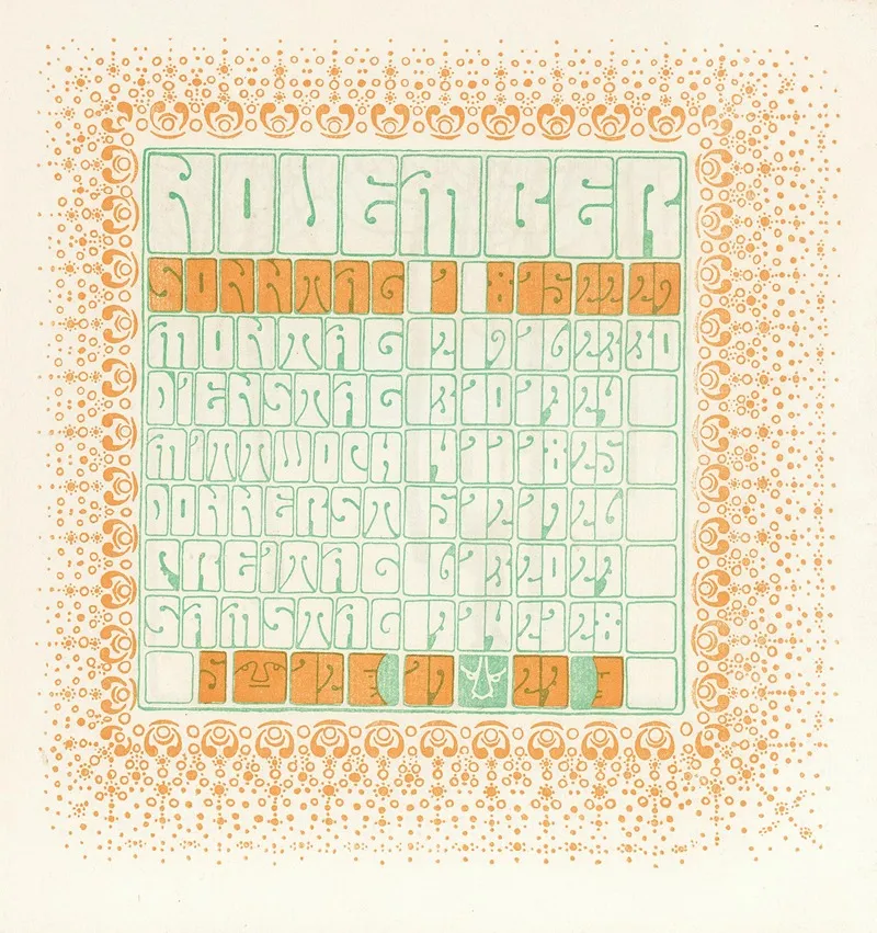 November 19 Wall Art by Alfred Roller - High-Resolution Digital Print