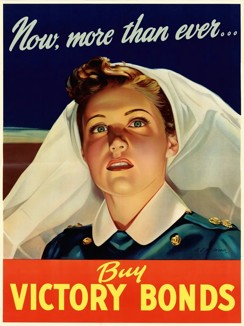Now More Than Everbuy Victory Bonds Wall Art by Alex McLaren - High-Resolution Digital Print