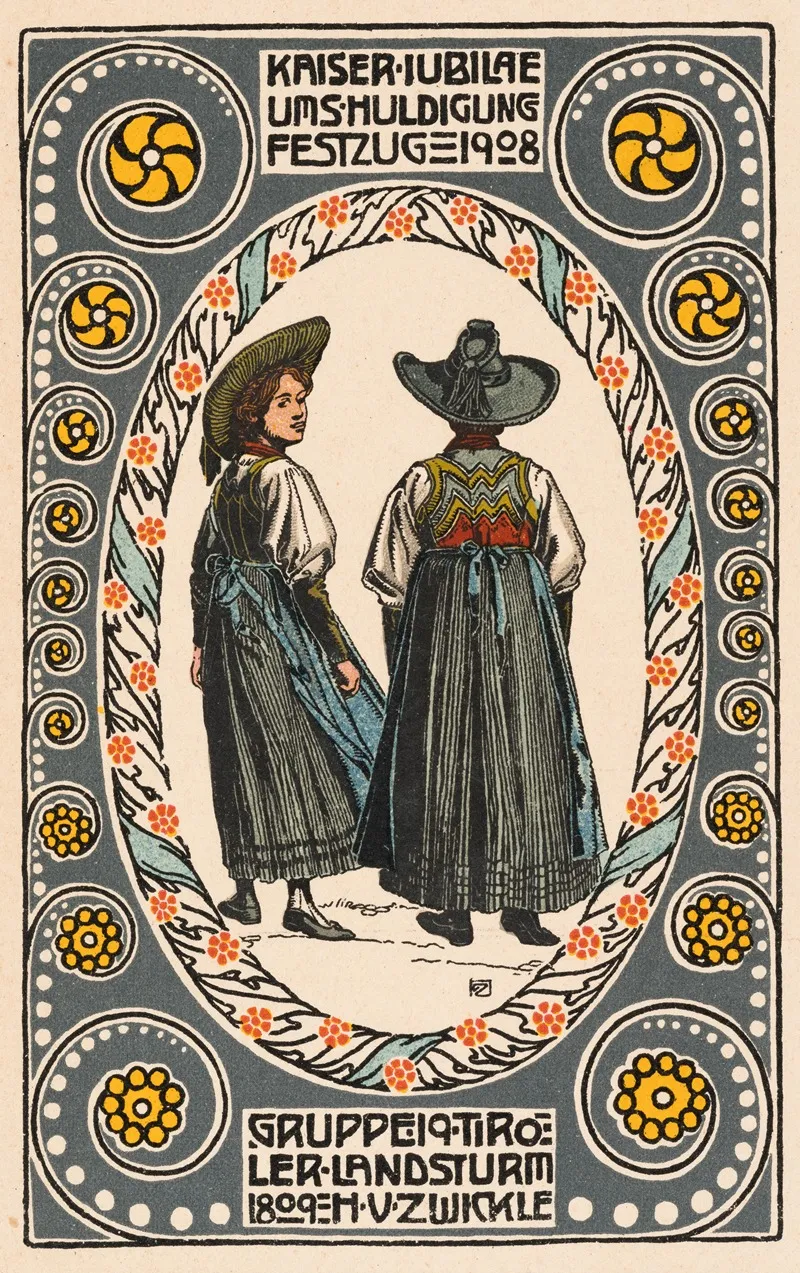 Nr 182 Kaiser Jubilaeums Huldigungs Festzug 1908