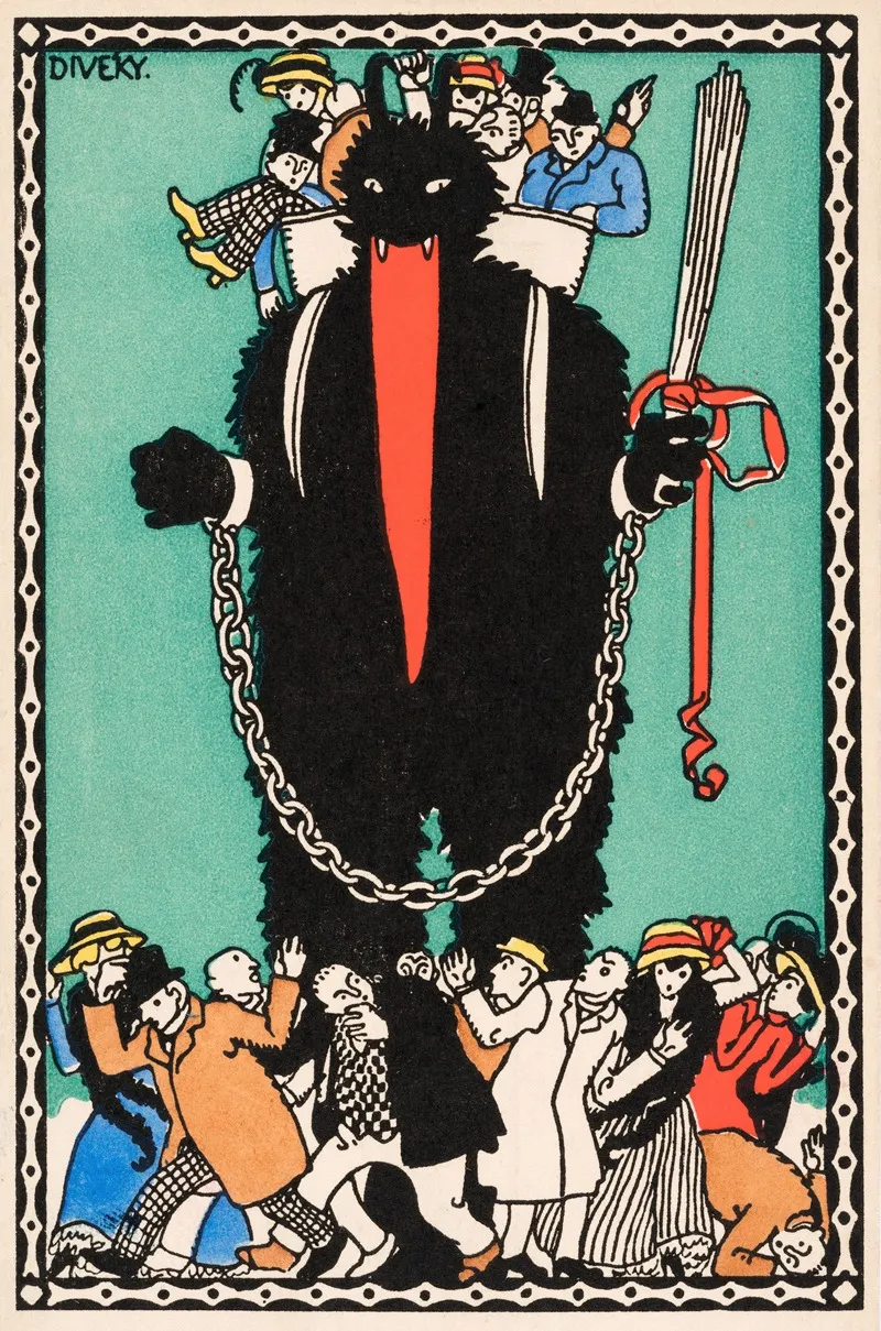 Nr 247 Krampuskarte