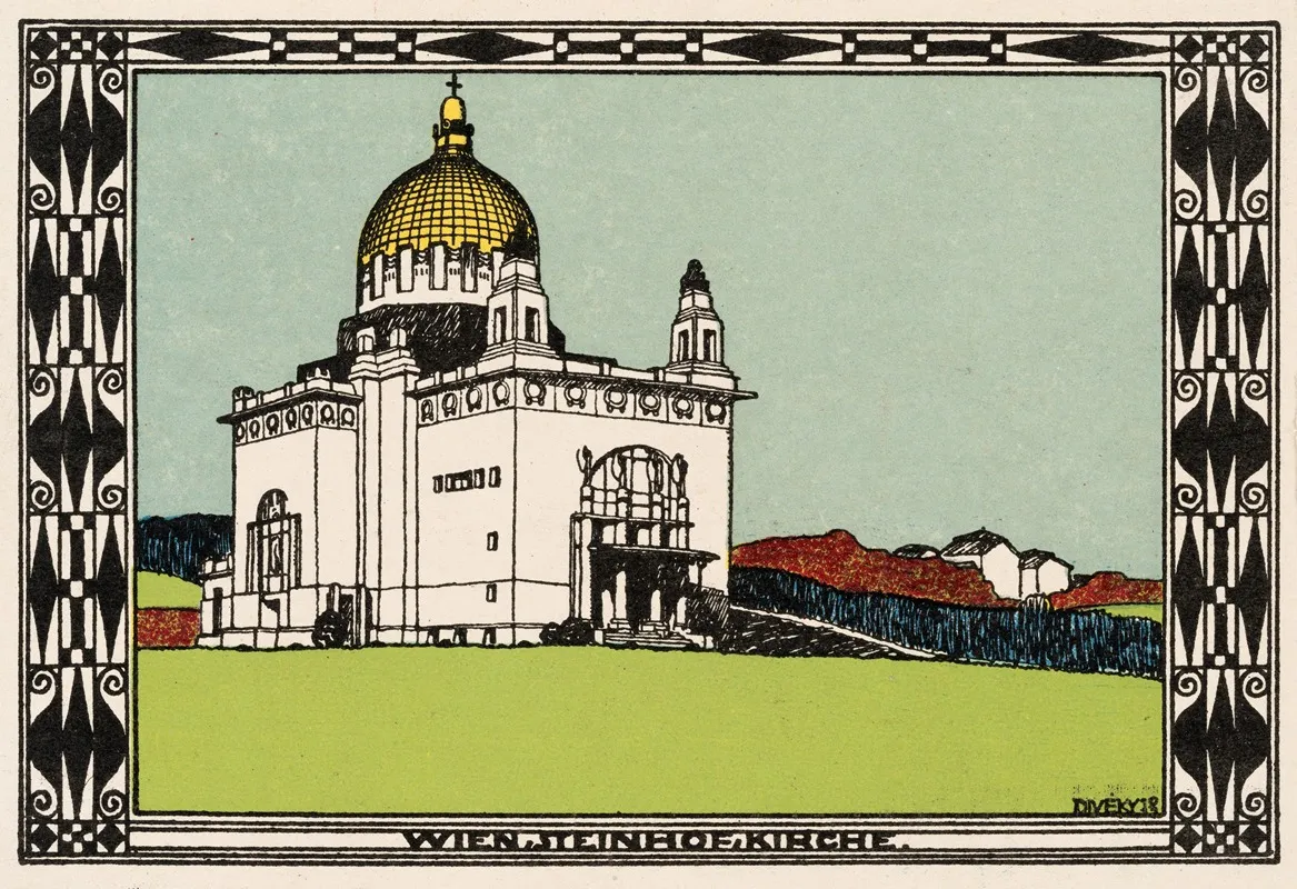 Nr 405 Wien Steinhof Kirche