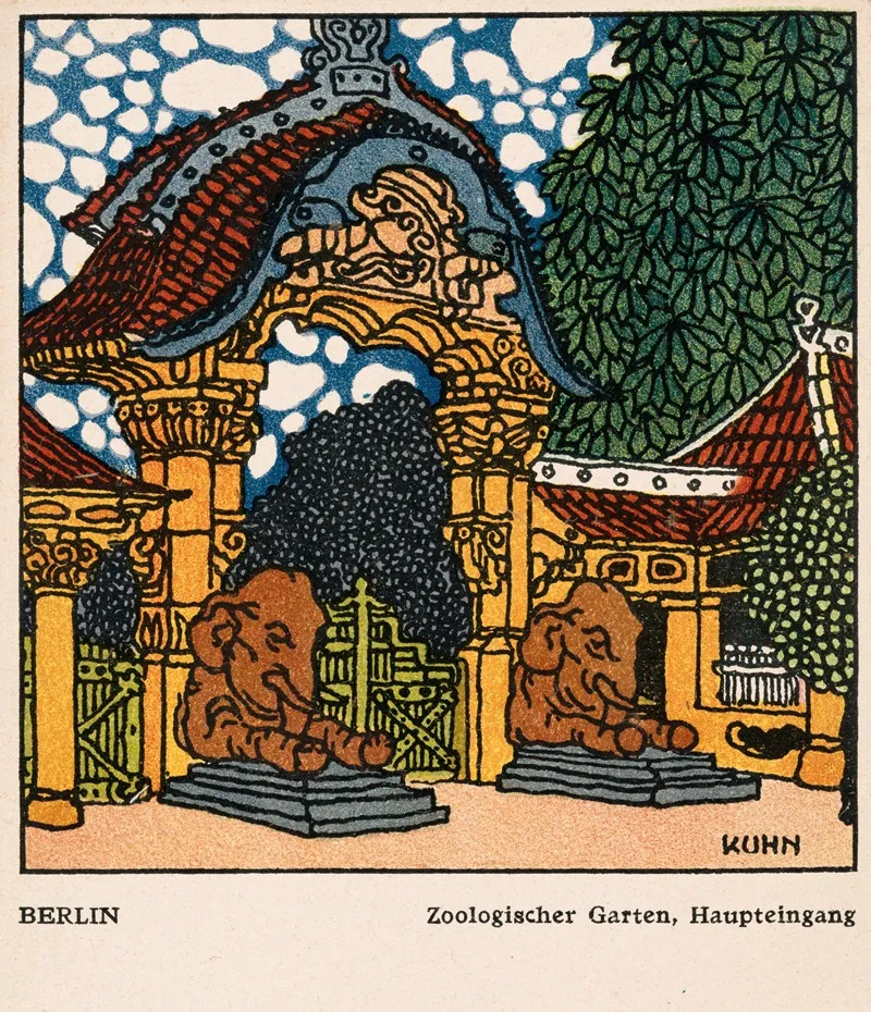 Nr 446 Berlin Zoologischer Garten Haupteingang
