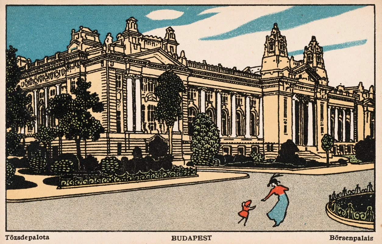 Nr 454 Budapest Borsenpalais