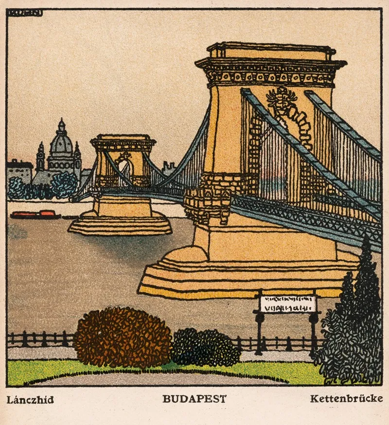 Nr 458 Budapest Kettenbrucke