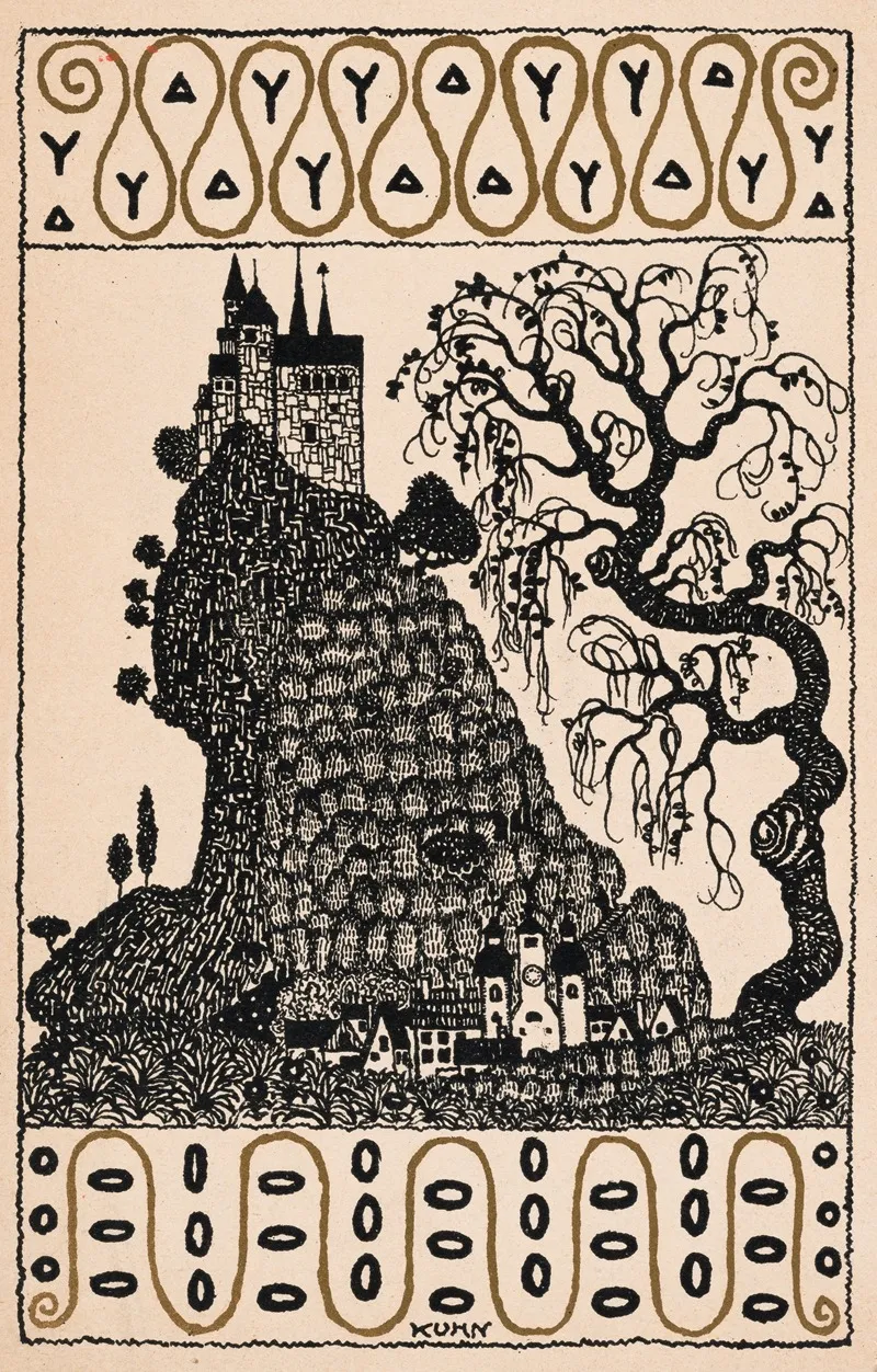 Nr 815 Landschaft Mit Burg