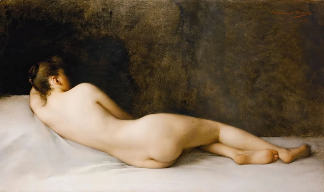 Nu Allonge 2 Wall Art by Emmanuel Benner - High-Resolution Digital Print