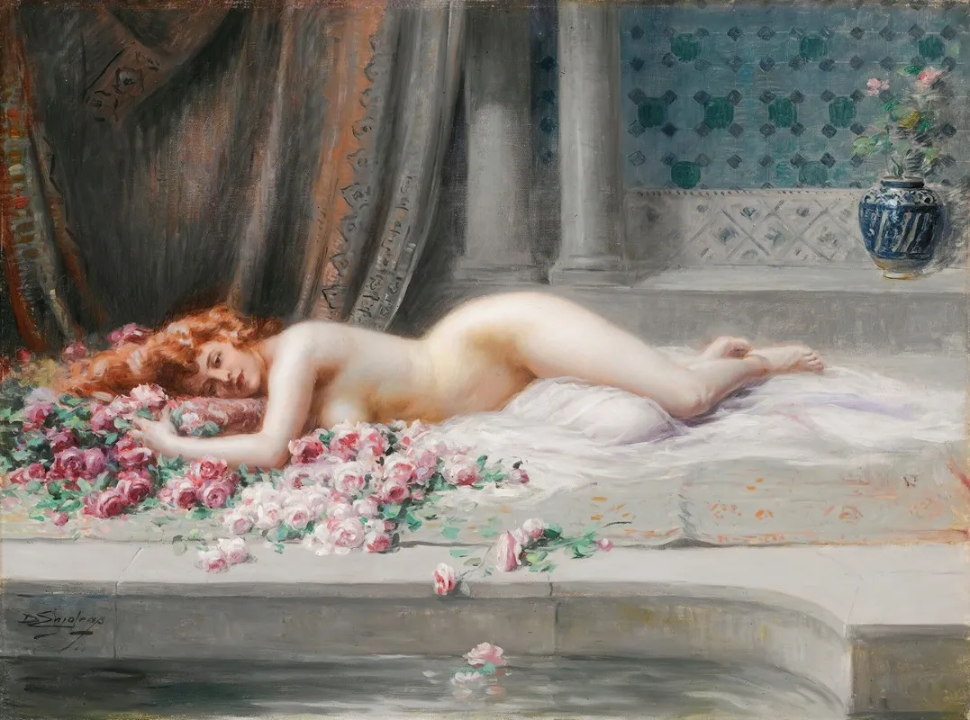 Nu Allonge Wall Art by Delphin Enjolras - High-Resolution Digital Print