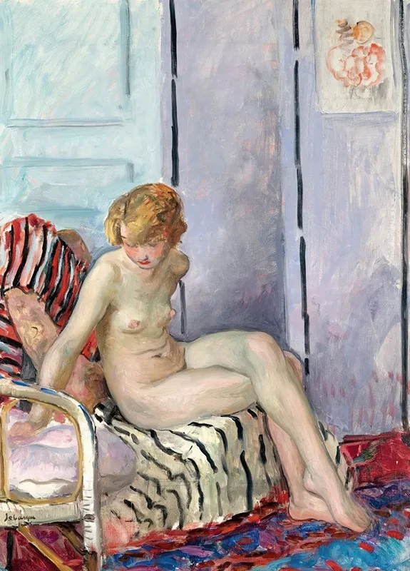 Nu Assis 2 Wall Art by Henri Lebasque - High-Resolution Digital Print