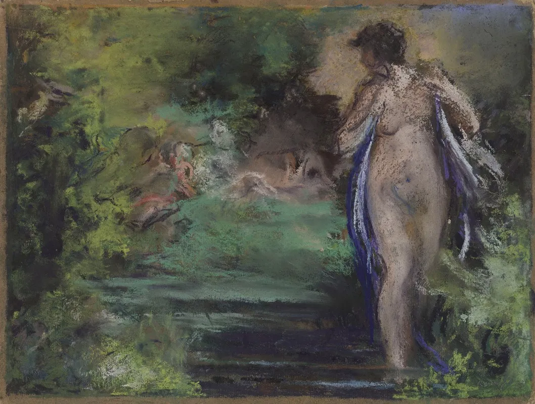 Nu Dans La Verdure