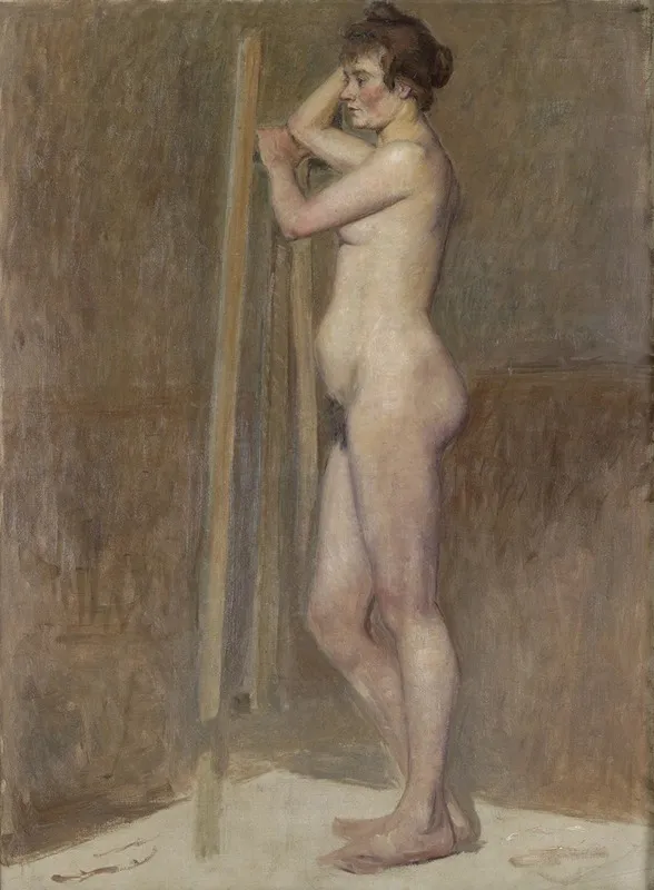 Nu Dans Latelier Wall Art by Henri de Toulouse-Lautrec - High-Resolution Digital Print