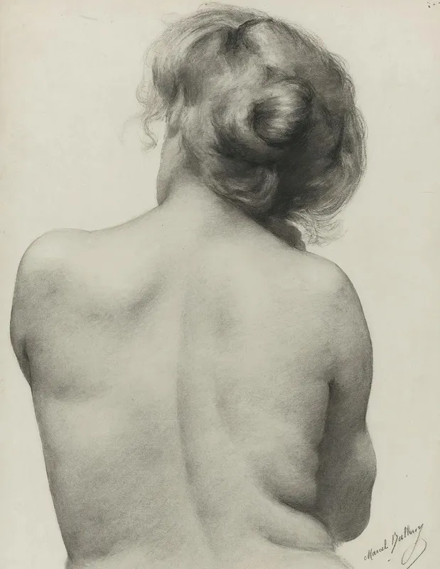 Nude 16 Wall Art by Marcel Balleroy - High-Resolution Digital Print
