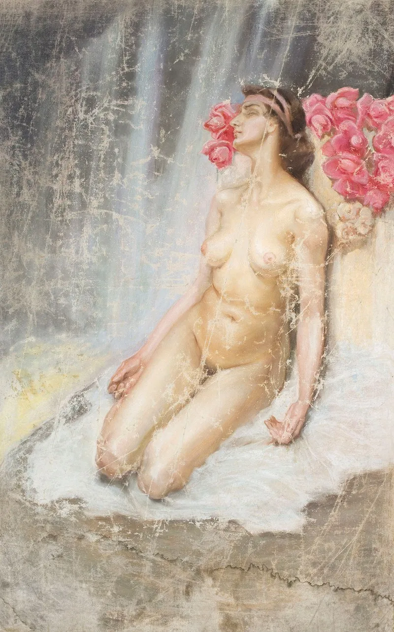 Nude 25 Wall Art by Kazimierz Stabrowski - High-Resolution Digital Print