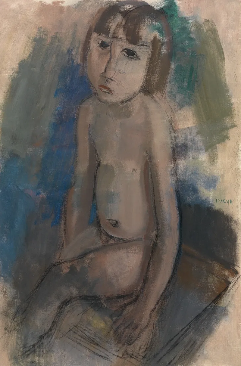 Nude Child 2 Wall Art by Hippolyte Daeye - High-Resolution Digital Print