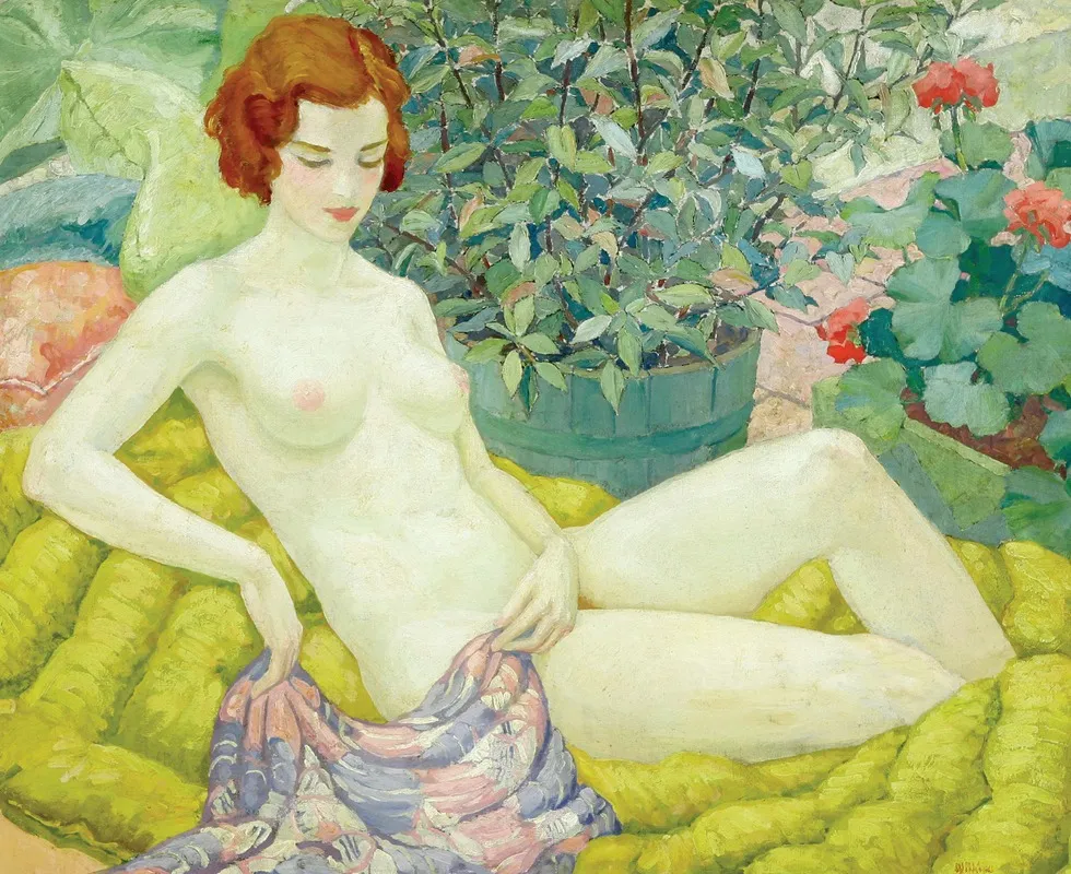 Nude In A Garden