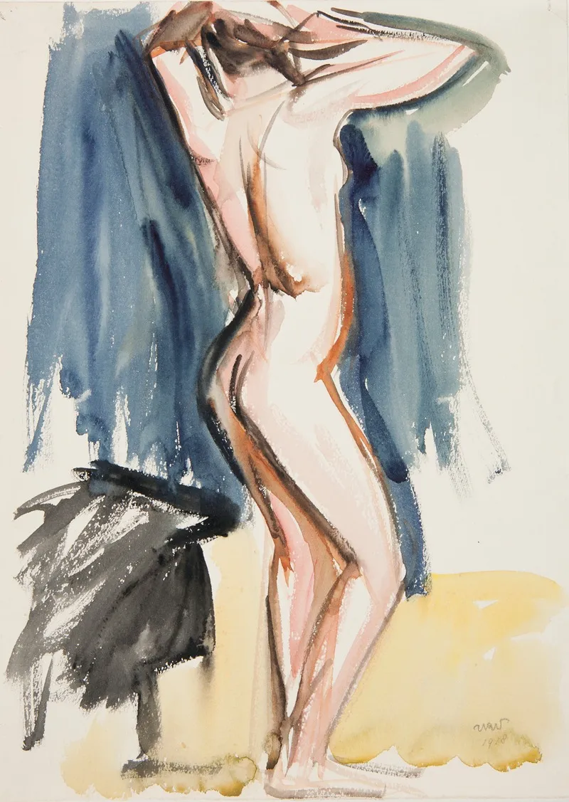 Nude In The Artists Study