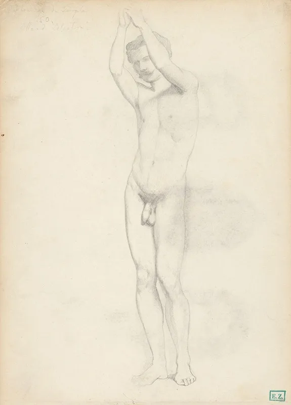 Nude Man 2 Wall Art by Vojtech Klimkovič - High-Resolution Digital Print