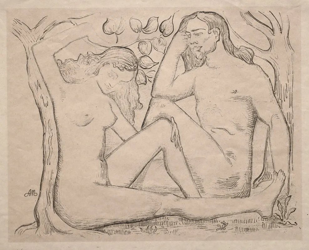 Nude Man And Woman
