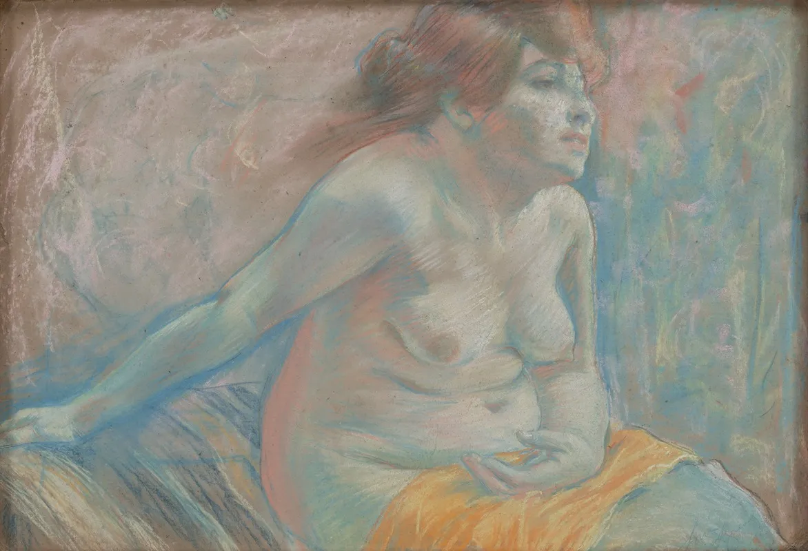 Nude Woman Femme Denudee Wall Art by Louis Legrand - High-Resolution Digital Print